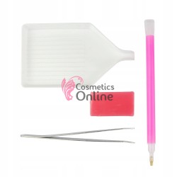 Creion cu tavita Alba pentru strasuri + Accesorii TC04 - 71387